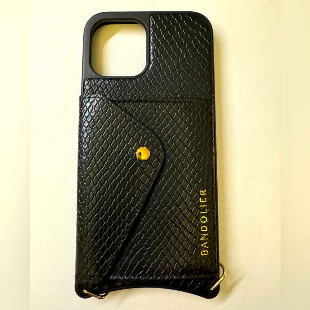 Bandolier iphone 12 Pro max blk Lena case only. No strap. Excellent condition